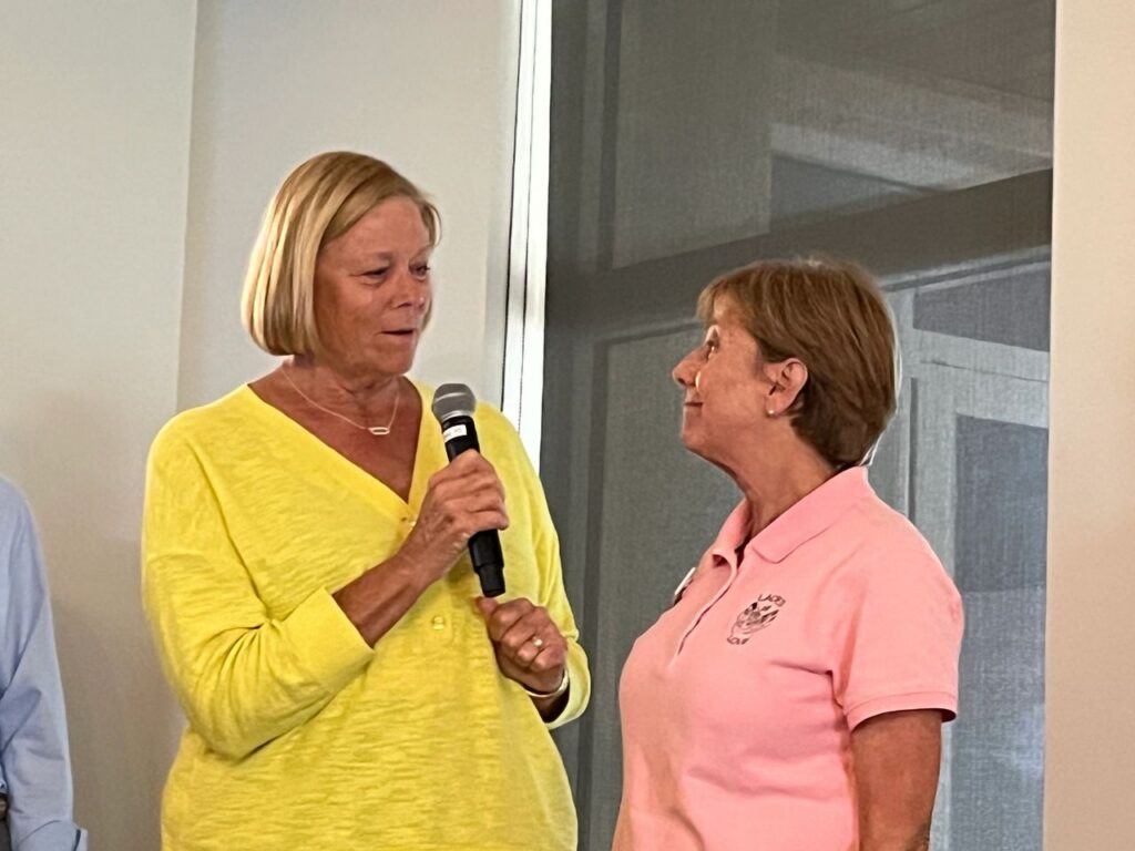 SR Nancy Taylor and Laces of Love Co-Founder Jeanne Nealon